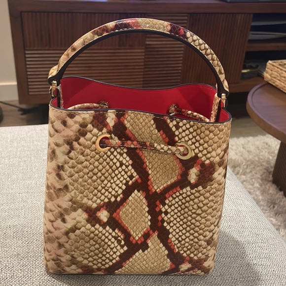 Michael Kors Suri Python Embossed Bag - Picture 5 of 8